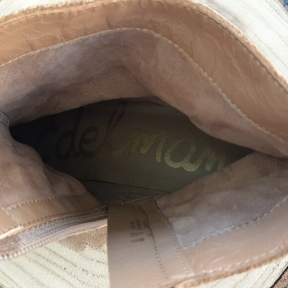 Sam Edelman "Ava" Carmel Suede Boots Size 8M - Picture 7 of 12